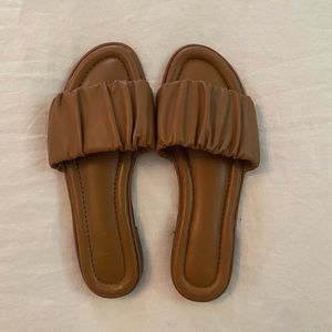 Jcrew tan sandals
